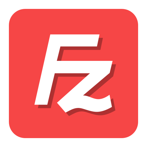 через FileZilla значок