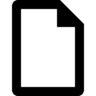 文件, 纸片, 概述, 口, 码 图标