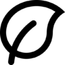 叶, 天然形状 图标