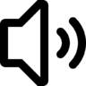 喇叭, 频, 口, 码 图标