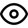 可见光, 眼, 可见性, 接口, 码 图标
