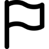 白色的标志 图标