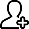 Toevoegen, gebruiker Pictogram