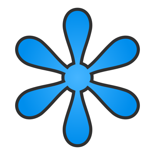 asterisk, regular Icon