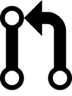 Git, 拉, 请求 图标