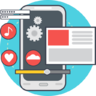 Code, computer, creative, html, process, technology, web, development Icon