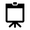 Analytics, chart, empty, presentation, statistics Icon