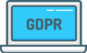 Computer, data, gdpr, privacy, policy, secure Icon