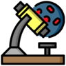 Biologie, chemie, scheikunde, ecologie, kolf, laboratorium, wetenschap Pictogram