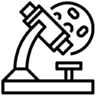 Biologie, chemie, scheikunde, ecologie, kolf, laboratorium, wetenschap Pictogram