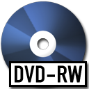 ícone dvd, rw