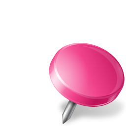 MapMarker, drawingpin, право, розовый значок