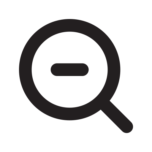 minimize, outline Icon