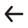 Arrow, back, outline Icon