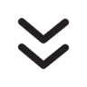 Arrowhead, down, outline Icon