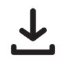 Download, outline Icon