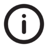 Info, outline Icon