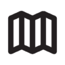 Kaart, overzicht Pictogram
