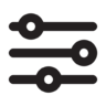 Options, outline Icon