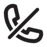 Phone, off, outline Icon