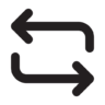 Repeat, outline Icon