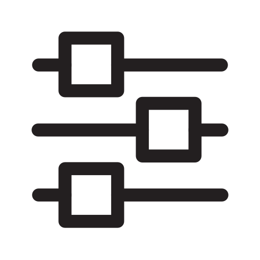 Icône Le paramètre de configuration, balance