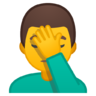 남자, facepalming 아이콘