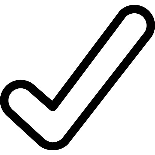 checkmark, outline Icon