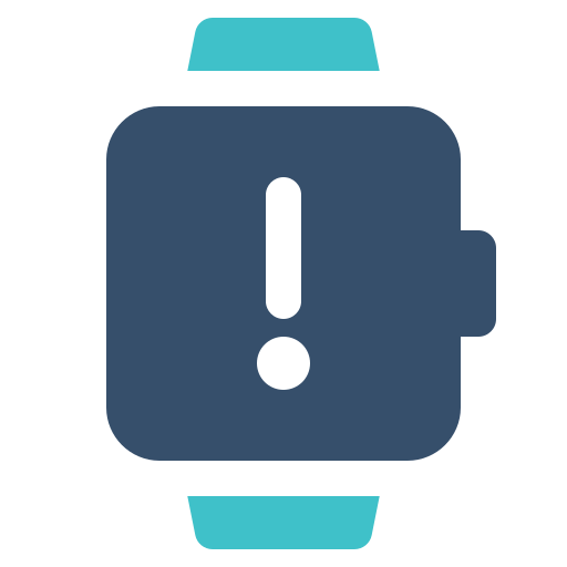 smart, Warnung, Uhr Symbol