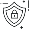 Vergrendelen, bescherming, protection, lock, veilig, beveiliging Pictogram