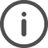 ícone Info, informações
