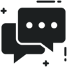 Chat, bubbles, comments, communication, speech, bubble, talk Icon