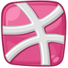 Dribbble значок