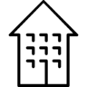 建筑, 住宅区, 房子 图标
