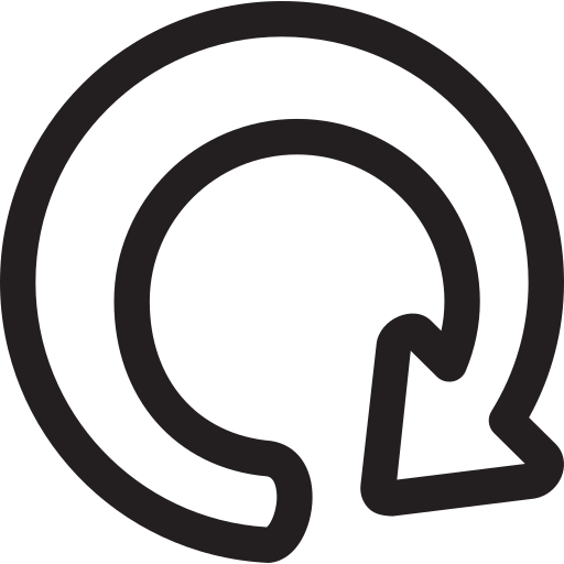 reload, pijl Pictogram