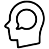 Communication, head, mind, speech, bubble Icon