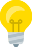 Lightbulb, idea Icon