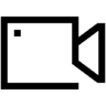 摄像, 多媒体, 发挥, 录像, 视频 图标