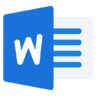 标志, ms, 社会, media, word 图标