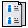 合同, document, 文件, 目录, 用户 图标