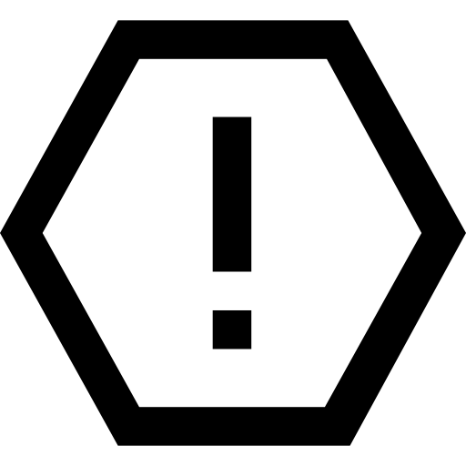 Warnung, melden Symbol