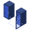 Server, racks, hosting Icon