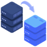 Server, transfer, migration Icon