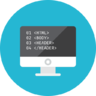Coding, Html, code, screen, computer Icon
