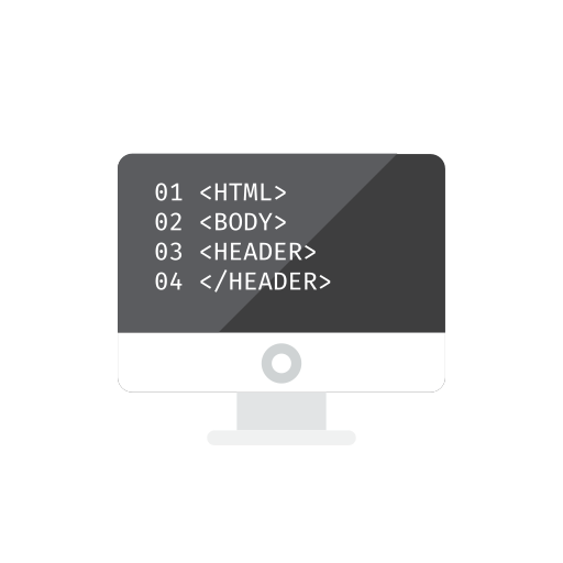 Кодирование и HTML, кофе, экран, компьютер значок
