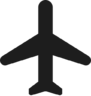 Airplanemode, actief Pictogram
