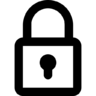 锁锁闭 图标
