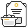 Experiment, document, documenten, laboratorium, opmerkingen Pictogram