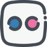 社会, media, 标志, flickr 图标