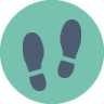 Icône Empreintes de chaussures